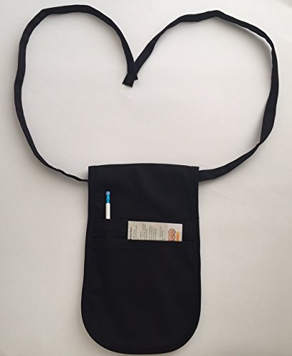 Fame F31 Black Stash and Store Money Pouch Apron and F51 Fame Cloth Belt