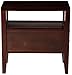 Crown Mark Matthew Chair Side Table, Espresso