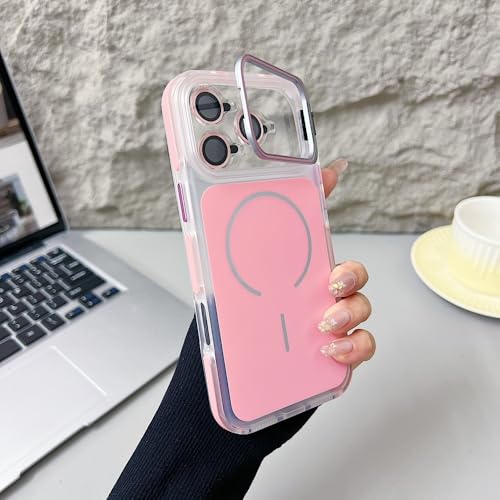 Coque iPhone 17 Air rose en silicone rigide idéale pour les appels vidéo