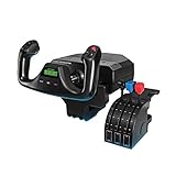 Mandrino in acciaio inox. Logitech G Saitek PRO Flight Yoke System - Sistema di Controllo per simulatori, Nero (ricondizionato Certificato)