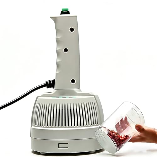 Sellador de inducción de mano, máquina de sellado electromagnético ajustable, 20-100 mm, memoria de potencia, ajustable de 0,8 a 1,2 kW para un embalaje y sellado eficientes