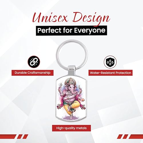 Image of Premium Printed Metal Keychain for Men & Women | High-Definition Artwork Print | Durable Key Ring for Car, Bike, Home & Office Keys | Stylish Decorative Key Holder Gift