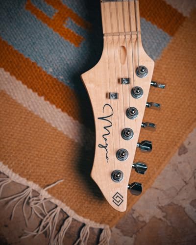 Image of Magna ST20M Beginner Electric Guitar | Maple Neck & Fretboard | HSS Pickup Setup | 22 Frets | Chrome Hardware | Gig Bag Included (EARTH BURST)