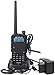 Produktbild Retevis RT5 Funkgerät Amateurfunk 2m/70cm 128 Kanäle Dualband Walkie Talkie CTCSS/DCS VOX FM Radio 1750HZ Taschenlampe Wiederaufladbar Funkgerät mit Headset (1 Stück, Schwarz)