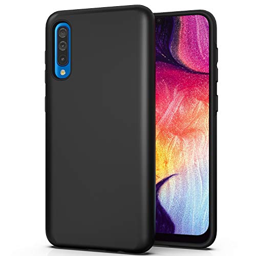 Samsung A50 Case,Samsung A50S Case,Samsung A30S Case,LUCKYCAT Impact Resistant Protective Anti-Scratch Anti-Fingerprint Shockproof Rugged Cover for Samsung A50 SM-A505 6.4 Inch(2019 Version)-Black