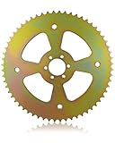 TIKSCIENCE 60T High Torque Rear Sprocket for Coleman CT100U B100 Monster Moto MM-B80 – 6-Hole Replace 420/40/41 Chain, Upgrades Low-End Power for Mini Bikes