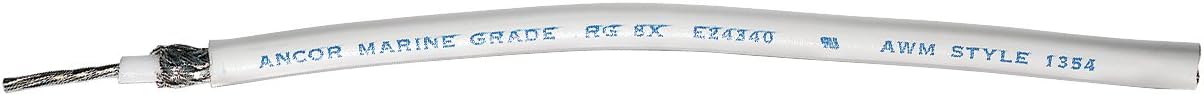 Ancor 151025 Marine Grade Electrical Premium Tinned Copper Coaxial Cable (RG59U, 250-Feet)