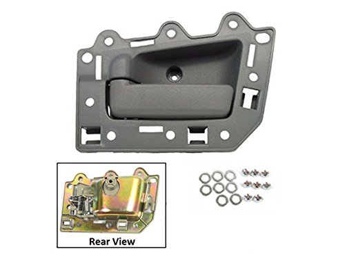 05-11 Jeep Grand Cherokee Inside Door Handle Front Left Gray BJ0013 05 06 07 08 09 10 11