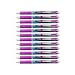 Pentel EnerGel Deluxe RTX Retractable Liquid Gel Pen, Medium Line, Needle Tip, Violet Ink, Box of 12 (BLN77-V)
