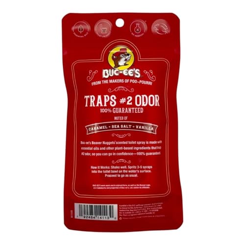 buc-ee39s toilet spray beaver nuggets scent caramel sea salt vanilla 1 fl oz pocket sprayer