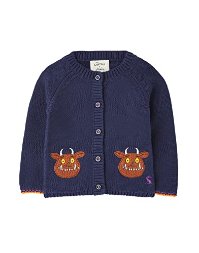 Joules Baby Girls Gruffalo Dorrie Character Knitted Cardigan – Navy Gruffalo