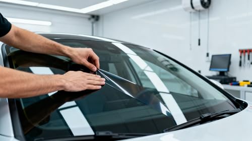 Image of Hotty-Front Shield Suncontrol Car Window Film, 15 Sq Ft | UV Rejection-99%, Heat Block-24 to 30%, VLT: 70 to 80%