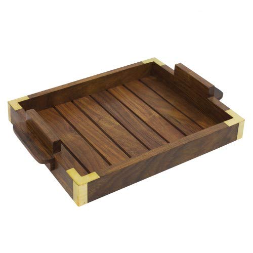 Bandeja para naval en latón Nauticalia para decorar su mesa marina