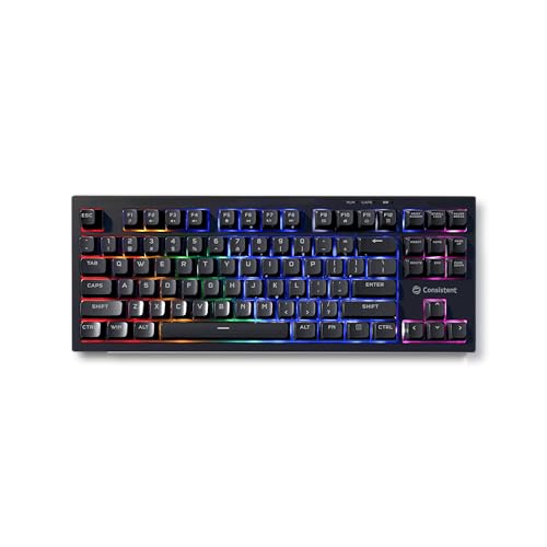 Image of Consistent Paradox Gaming Wired Keyboard, USB Connection | Windows Lock Key | Multimedia Shortcuts with 87 Keys | 19 Anti-Ghosting Keys