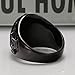 MOWEN Jewelry Men's Black Plated Stainless Steel Masonic Vintage Ring 3D Large G Mason Master Freemason /Master Mason Vintage Signet Ring (10)