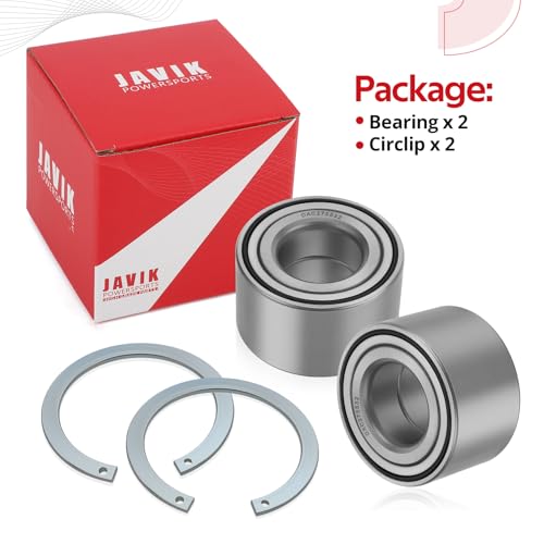 Image of 91051-HR3-A21 90651-HR3-A20 Front Wheel Bearing Set Compatible with Honda Rancher 420 Rubicon 500 520 2014-2024 Foreman 500 520 2014-2024