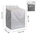 QLLY Washer/Dryer Cover for Top-loading Machine – Waterproof, Dustproof, Sun-Proof, W29”D28”H43” Suitable for most Washers/Dryers on US and Canadian market (Basic Silver)