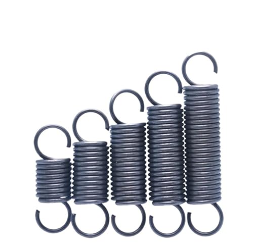 Xhuan-���k�΂� Wire Diameter 0.3mm Spring Steel Open Hook Pullback Spring With Hook Tension Spring Outer Diameter 3mm Length10-60mm,