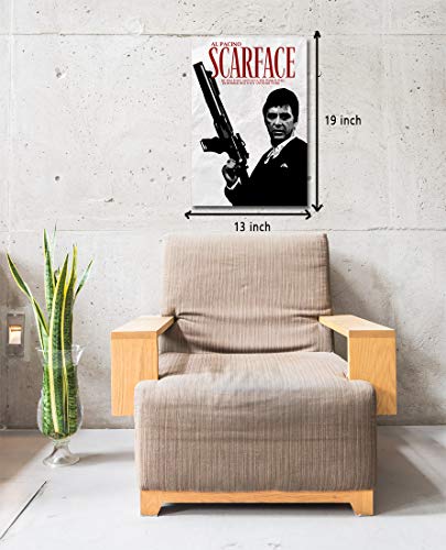 Image of Good Hope Matte paper 300 GSM Scarface Al Pacino (12x18 Poster Only, white)