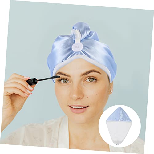Balacoo Touca De Cabelo Seca De Veludo Cristal 2 Peças Toalha De Cabelo Para Banho Envoltório Para M
