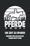 Reiterin Notizbuch (liniert) Pferde-Profi Spruch Reiten
