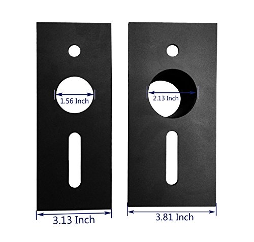 10-Pack Adapter Tenon Bracket for 1000LED LED Shoebox Light, Outdoor Parking Lot Fixture Mounting Brackets, Transform Slip Fitter Mount to Arm Mounting for Pole