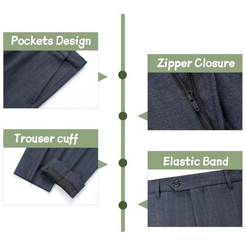 Tuxedo for Men Slim Fit 4 Pieces Peaked Lapel Double Breasted Suits Blazer Pants Tie Shirt Prom Party Business4