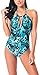 Produktbild AFQHJ Einteiler Damen Einteiler Plus Größe Badeanzug Push Up bedruckt Bikini Athletic Einteiler Sets Bademode Badeanzug, xl