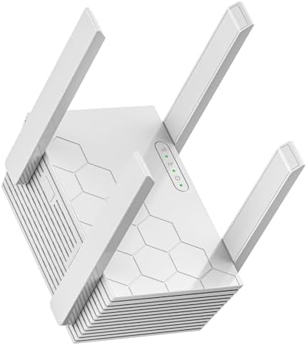 WiFi Extender Signal Booster, Dual Band 5.8GHz&2.4GHz, 123456