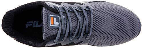 Tênis Sparky, Fila, Masculino, Grafite/Prata/Laranja Fluor, 40