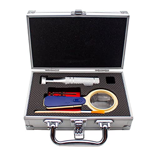 Image of QFH-A Cross Cutter Adhesion Tester Cross-Cut Tester Kit Handheld Paint Coating Surface Detector with 1 /2 /3MM Blade and Aluminum Box