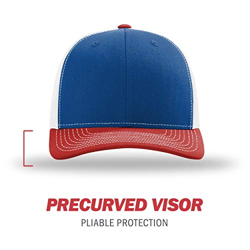 Image of Richardson 112P Patterned Snapback Trucker Hat - Custom Leather Patch Hat | No Minimals | Volume Tiered Pricing