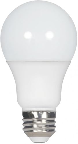 Miniatura 2 de Satco S8480, 10 vatios, esmerilado, base media de 4000 K, 120 voltios, bombilla LED A19
