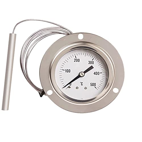 OrangeClub Thermomètre de cuisson avec sondes en acier inoxydable, plage de température jusqu'à 500 °C pour four, pizza, barbecue (0-500 °C) Cover