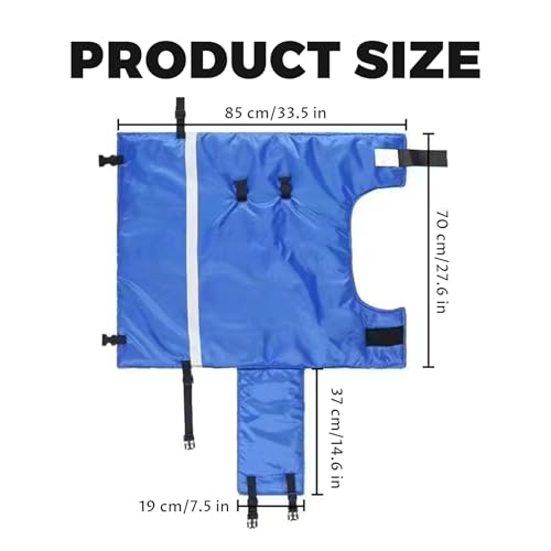 Couverture de chèvre veste d'hiver imperméable pour bétail - 5
