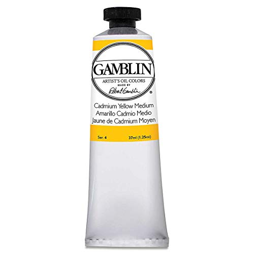 Gamblin Artist Oil 37Ml Cadmium Yellow Med #TOP4