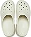 Crocs Siren Unisex Clogs – Round Toe Silhouette – Ventilation Ports – Thermoplastic (EVA) Upper & Lining Bone Men's 9, Women's 11 Medium