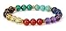 3 of Each Stone Single Chakra Balancing Bracelet Authentic Crystal Stones for Women | SPUNKYsoul Collection