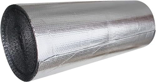 WaiDXn Pellicola Isolante Barriera al Vapore con Pellicola Isolante a Doppia Bolla autoadesiva for Camper e Camper(0.5M)