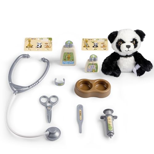 Mallette Vétérinaire 2 en 1 Smoby avec cage de transport et peluche panda
