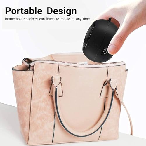 Altavoz portátil de viaje recargable mini con cable y conector auxiliar de 3.5 mm 3