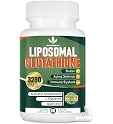 Spliferkou 3250 MG Liposomal Glutathione Supplement,Reduced L-Glutathione with Resveratrol,Querce...