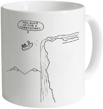 Funny Mugs Coffee Mugs Official Dagsson Threesome Cartoon Mug