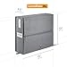 LINENMATE The Original Linen Storage Container, 2-Pack (Queen/King Size, Grey)
