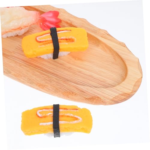 Bandeja Oval de Madera para Sushi 30x12cm miniatura 3