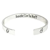 O.RIYA Remember I Love You Mom Mother's Day Gift / Gifts For Mom From Daughter Forever and Always