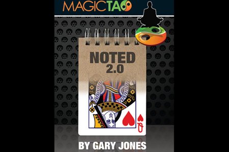 Noted 2.0 Blue (DVD and Gimmick) by Gary Jones and Magic Tao - DVD