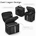 OURHZTB Tragetasche kompatibel mit BLUETTI Solargenerator EB3A, Elite 30 V2 Portable Power Station, Outdoor-Reise-Aufbewahrungs... mit zweilagigen Taschen für Ladekabel und Zubehör