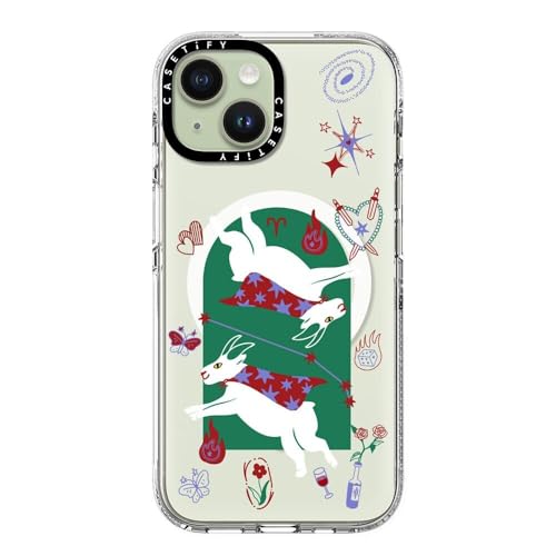 CASETiFY Coque transparente iPhone 15 Bélier antichoc et élégante