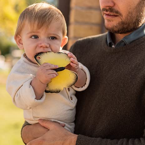 Miniatura 4 de Oli & Carol Juguete de dentición en forma de mariposa - Juguete de dentición de goma Hevea natural  Juguetes estéticos para bebés  Mordedores para